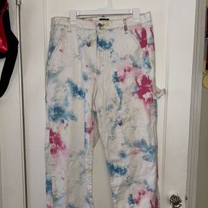 Wild fable tie dye painters style jeans size 16